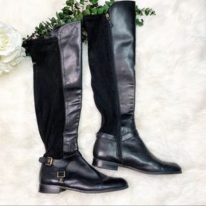Franco Sarto Black Knee High Boots